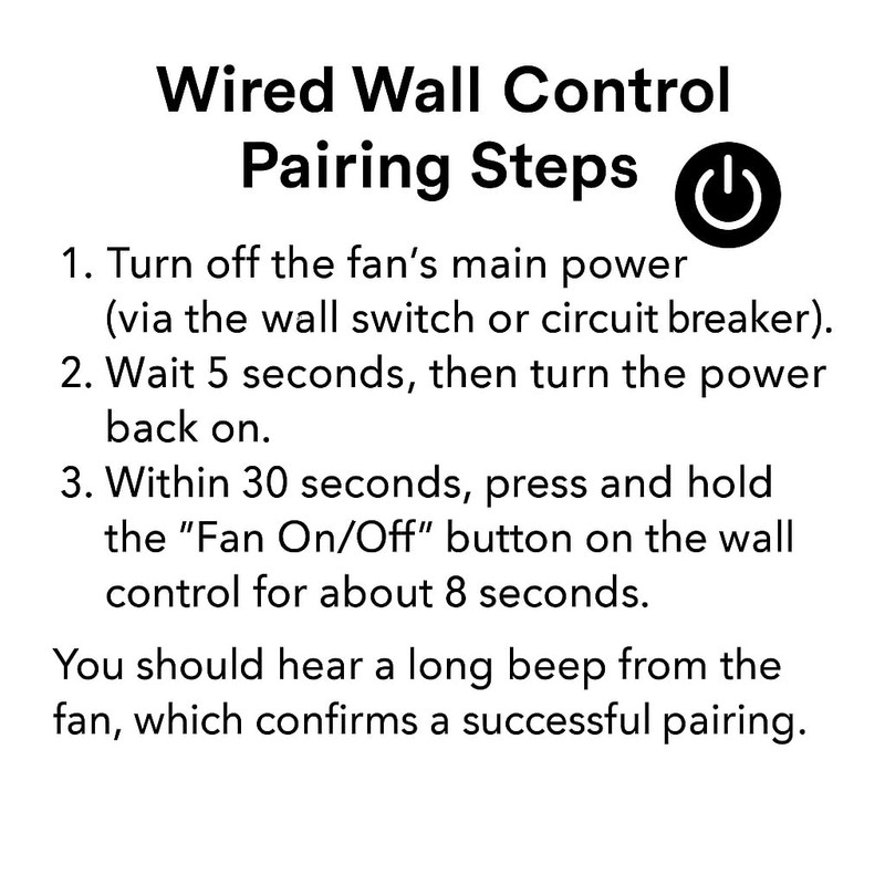 Haipeel Ceiling Fan Wired Wall Control, Ceiling Fan Wired Wall