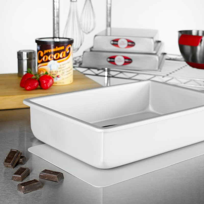 Fat Daddio's POBCC-9133 Anodized Aluminum Sheet Cake Pan with Removable
