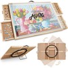 ALL4JIG 1500 Pieces 2-in-1 Tilting & Rotating Puzzle Board, 34.2"