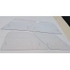 DAXCNC MG MGA NEW SIDE CURTAIN SLIDING WINDOWS SET 1956-1962
