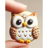 1 Dozen/12 Count Mini Owl 1.75 Inch Cookie Cutters from
