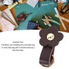 10 Sets Leather D Rings for Purse Genuine Leather Undamaged