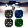 MICTUNING C6 White Rock Lights 4 Pods, Spot & Flood