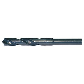Cle-Line C21076 Silver and Deming Reduced Shank Drill, High Speed Steel, Steam Oxide Finish, Reduced Shank, 118-Degree Radial Point, 16.00 mm Drill Diameter
