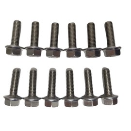 Z Whip Stainless Steel LS Header Exhaust Manifold Bolt Kit. Compatible with all GM Chevy LS Series Engines LSX LS1 LS3 LS2 LQ4 LS6 LQ9 5.3L 6.0L 6.2L Hardened SS 304 (18-8) Bolts