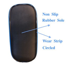 ARUNNERS Walking Boot Cover for Medical Brace Orthopedic Fracture Cast with Integrative Slip-Resistant Rubber Sole (Blue, Short, X-Large)