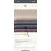 Restoration Hardware RH Restoration hardware ESMÉ COTTON-LINEN KING SHAM twilit