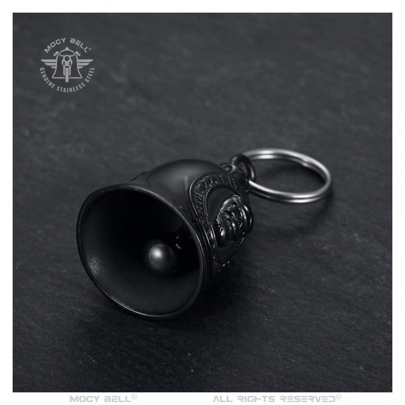 MOCY BELL - Clochette moto SKULL Live to Ride Guardian