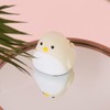 Cartoon Cute Bird Night Light Alarm Clock Silicone Touch USB
