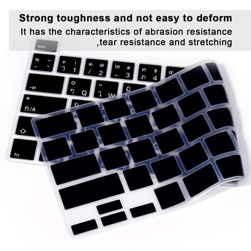 MMDW Thai Language Silicone Keyboard Cover Skin for MacBook Pro