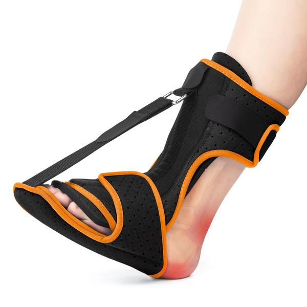 Acankn Plantar Fasciitis Night Splint: Adjustable Plantar Fasciitis Brace with
