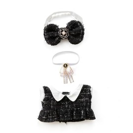 Labb Clothing 3-Piece 17 cm Doll Clothes Set, Accessory Set for Rag Doll, Outfit for Plush Figure (without Doll)