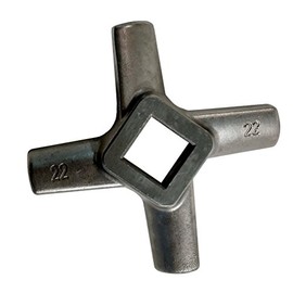 #22 Meat Grinder Blade Solid Drop Forge Steel Construction from Food Service Knives Sharpened in the USA