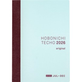 Almost Daily Notebook, 2026 Main Unit, Original avec (A6 / 1 page per day (late period only) / July / Start Monday)