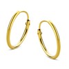 Orovi 9ct Yellow Gold Hoop Earrings, Gold