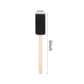 Yaxuan 1" Foam Paint Brushes - 100 Pack, 1-Inch Painting Sponges - Premium Foam Brushes - Lightweight & Durable - Sponge Brush Ideal for Painting, Crafting, Acrylics, Stains, Varnishes.
