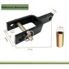 Versatile Quick Hitch Adapter with Adapter Sleeve for Category 1