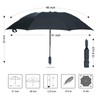 LANBRELLA Umbrella Compact Inverted Folding Umbrellas Auto Open Auto Close