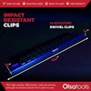 Olsa Tools Wall Mount Wrench Organizer - Rotating Clip Rack