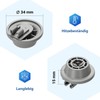 VIOKS 8 x Basket Wheels Set Dishwasher Wheels Replacement for