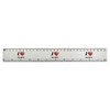 'I Love My Wife' 30cm (12 Inch) White Plastic Ruler
