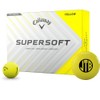 Callaway Golf Supersoft Yellow Monogrammed Golf Balls - 2025 Model