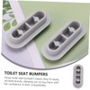 Gadpiparty 12-Piece Toilet Seat Cushioning Mats Universal Anti-Slip Gaskets for
