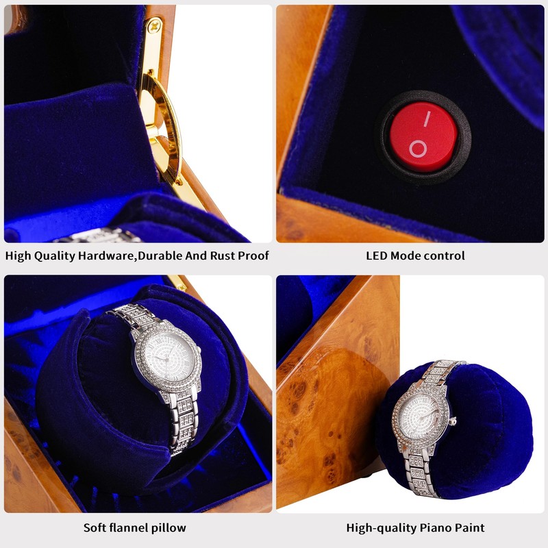 NENGKAFU Single Watch Winder for Automatic Watches