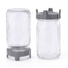 ABS Sprout Lid with Stainless Steel Screen for Wide Mouth