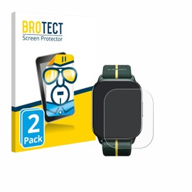 BROTECT (2 Stück Schutzfolie für Motorola Moto watch fit Displayschutz Folie Ultra-Klar