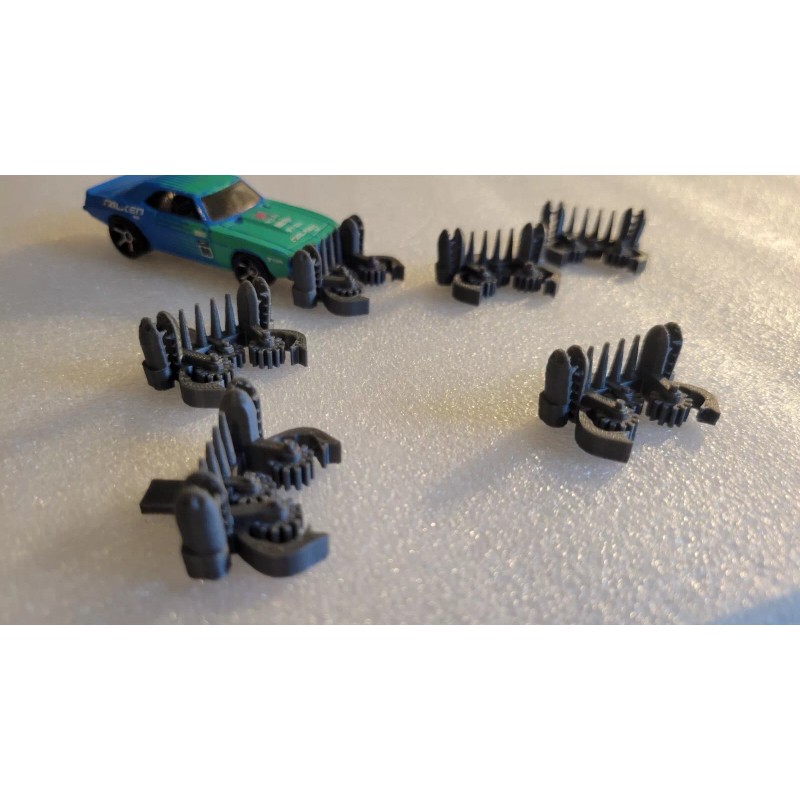 Hot Wheels Gasland, Crazy Saw Blade Rams 1/64 scale 3D