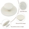 Hordion 30 Pcs Self Adhesive Cabinet Knobs, Self-Stick Dresser Handles