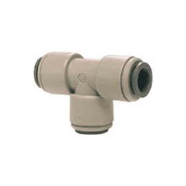 John Guest 3/8"x3/8"x1/4" Reducing Branch Tee Gray Acetal Quick Connector RO DI Fitting Reverse Osmosis