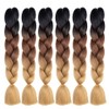 Braiding Hair Extensions Ombre Brown Professional High Temperature Braids Hair