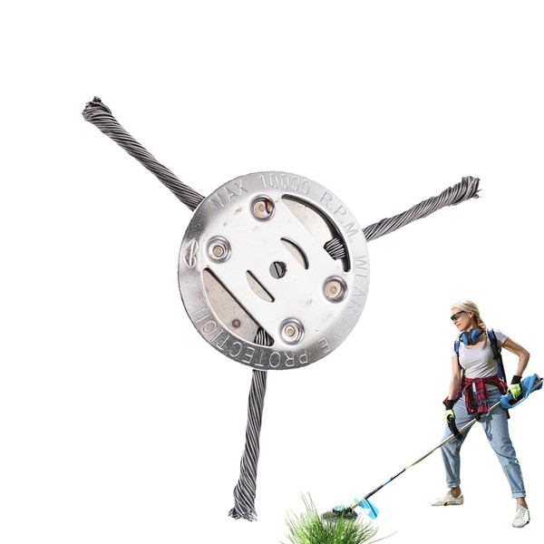 Steel Wire Grass Trimmer Head | Lawn Trimmer Head,Multipurpose Mowing