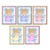 Praying Christmas Angel Pastel Card Making Toppers Craft Topper Embellishments