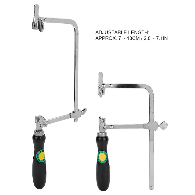 Portable Saw Bow Black Handle Jewelry Woodwork Craft Making Processing