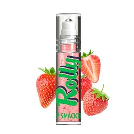 Lip Smacker Rolly Brillo de Labios, diseño clásico de bola rodante para una sensación refrescante, brillo hidratante y humectante - Fresa