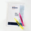 Avery Clear Plastic Binder Wallet with Filing Strip (47900)