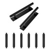 kwa heri Self-Stick Push Pull Helper Black Hidden Cabinet Handles