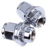 M12x1.5 Lug Nuts with Mag Flat Seat 24 pcs 13/16"