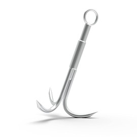 MHDMAG Grappling Hook, Anchor Hook, Carabiner Climbing Hook with 3-Claw Stainless Steel Hooks for Anchor Retrieving, Outdoor Hiking, Tree Limb Removal (Max Grappling Hook)