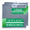 WZKO WB02X24872 Range Hood Grease Filter 11-7/8''x11-7/8'' 2pack For GE