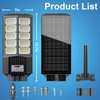 XCQMHF Solar Street Lights Outdoor Waterproof Dusk to Down with