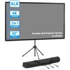 Projector Screen with Stand Grey alr