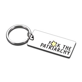 FCK The Patriarchy Keychain Gifts Feminist Gift for Her Women Activist Gift for Women Friend Feminist Keepsake for Womenâs Rights Girl Power Keychains Fan Gift All Too Well Gift