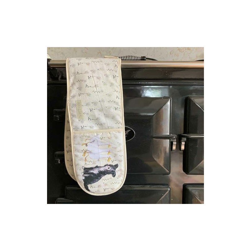ALEX CLARK Daisyfield Farm Animals Double Oven Glove - 100%
