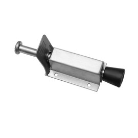 Stainless Steel Door Stop, Floor Door Stopper, Floor Door Buffer with Foot Control, Door Holder, 140 mm