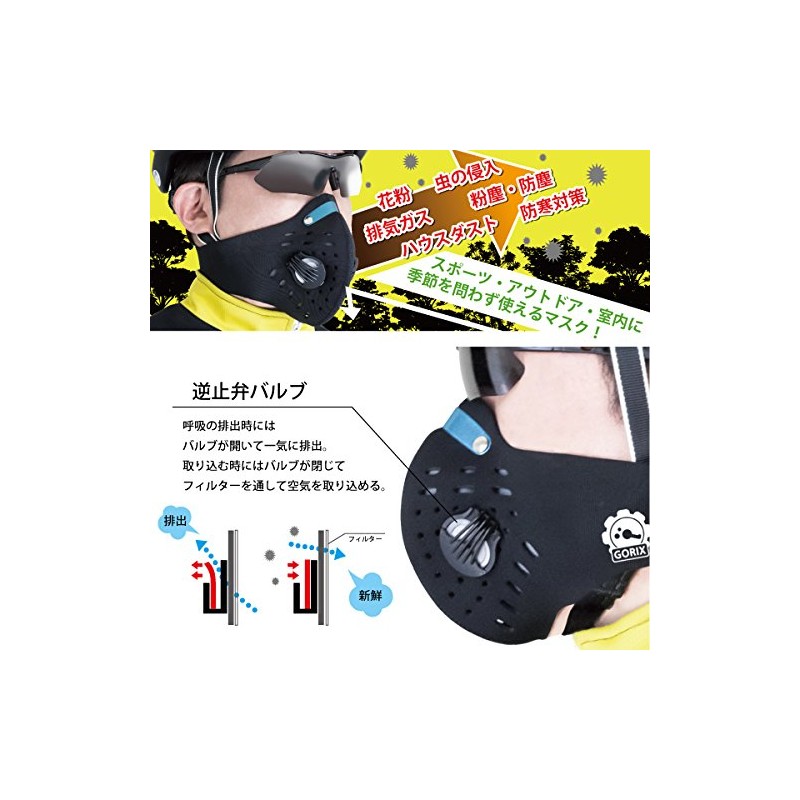 Bicycle Mask, Motorcycle Bicycle PM2.5, Pollen Protection, Bicycle Mask, Sports