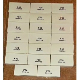 Heavy Duty 20 Boxes - 5,000 Brad Nails F30 18 Gauge 1-3/16" Inch Heavy Duty Galvanized Wood